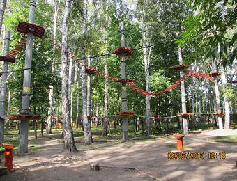 Веревочный парк У-РА! в Новосибирске
