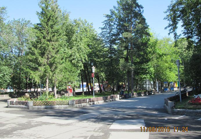 В Центральном парке Новосибирска
