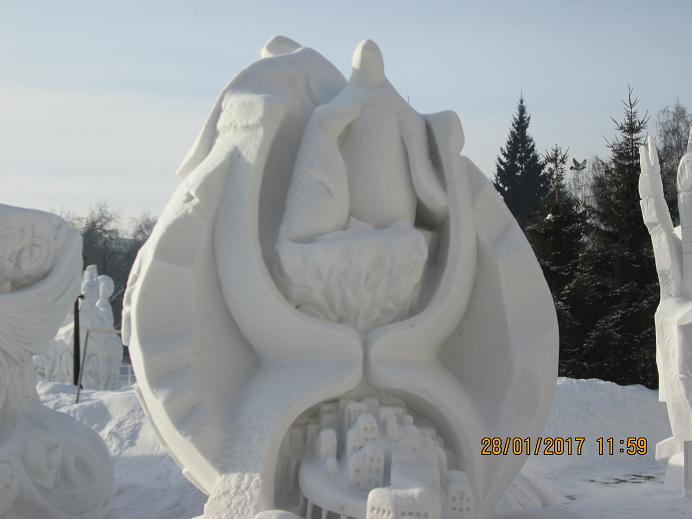 Есть ли шанс (Кыргызстан). XVII фестиваль снежной скульптуры в г. Новосибирске.